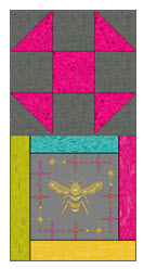 Seam Block 12 to the bottom of one of the Block 2 pieces