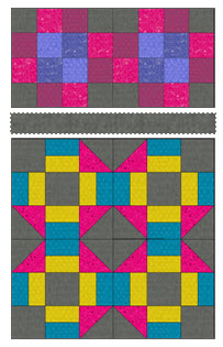 quilt block 1 and 8