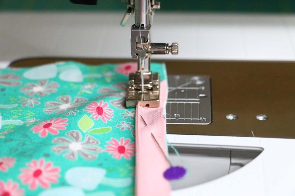Step 9, Attaching the invisible zipper