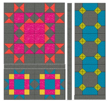 create a 38” X 38” section