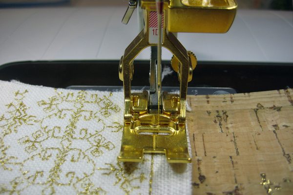 golden BERNINA presser foot #1D