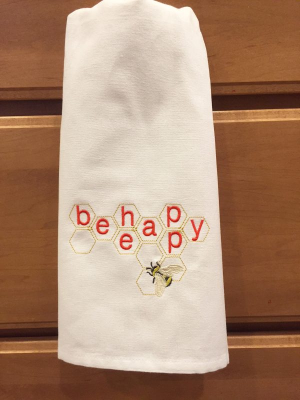 Embroidered Tea Towel