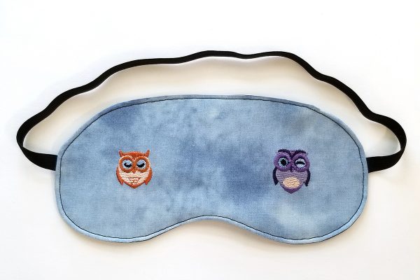 Owl Embroidered Sleep Mask