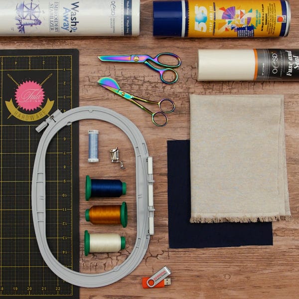 DIY Embroidered Merit Badge