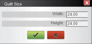 Creating New Designs Q-matic - set size