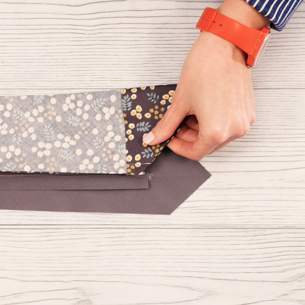 DIY dapper tie, match seam