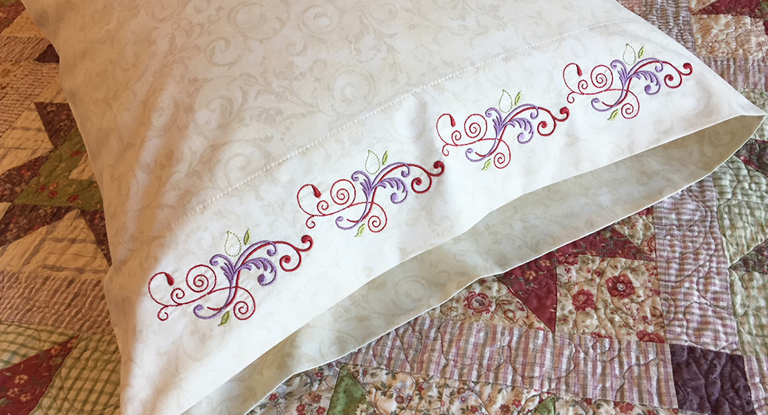 Design Positioning in Machine Embroidery - BERNINA Pinpoint Placement