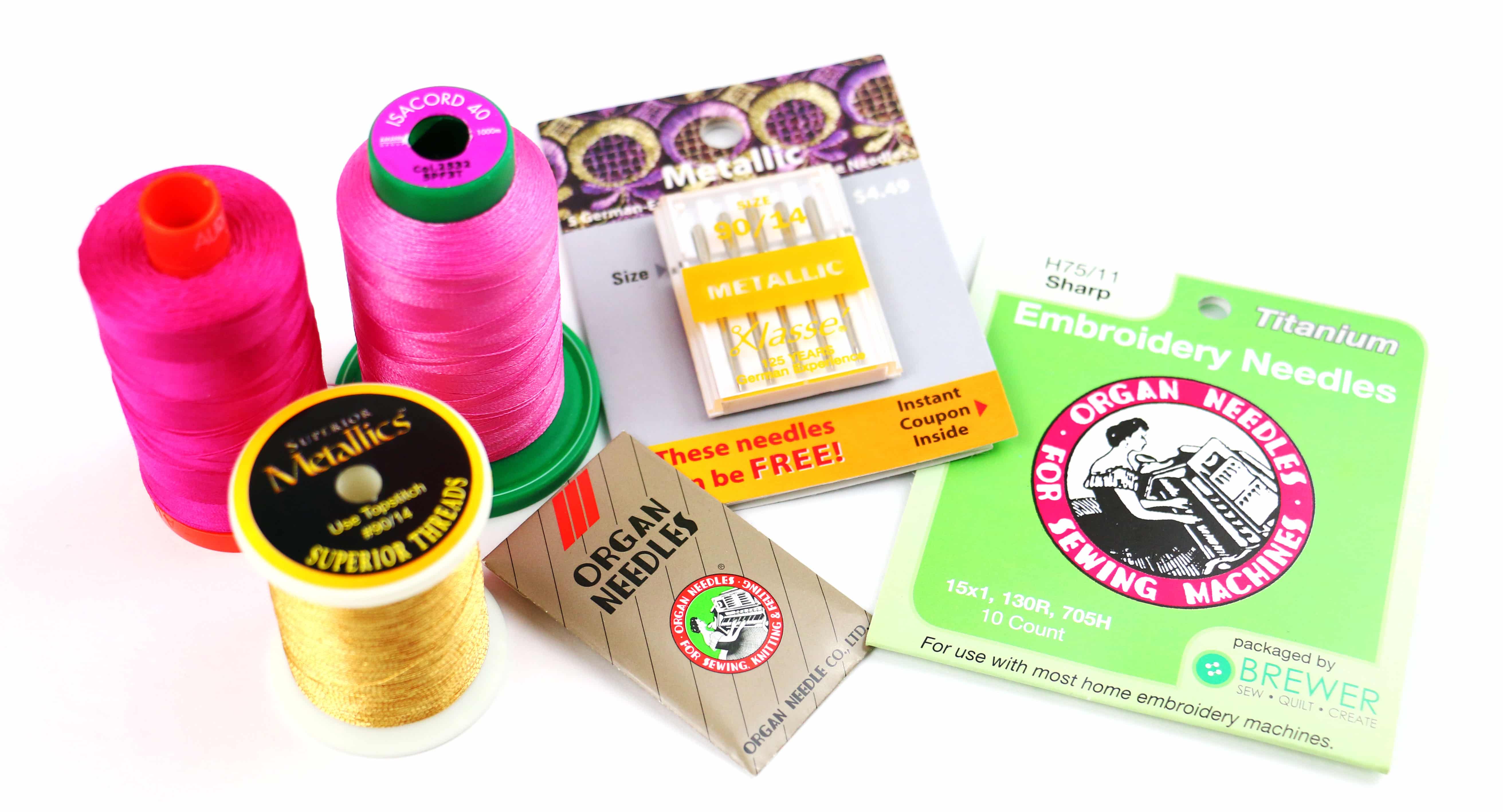 Embroider-Along Part 3 threads and needles 1 _ 1110x600_ We All Sew blog