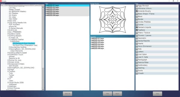 Managing Designs in Q-matic