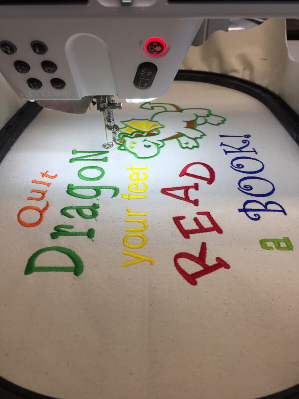 Lettering fun tutorial at WeAllSew
