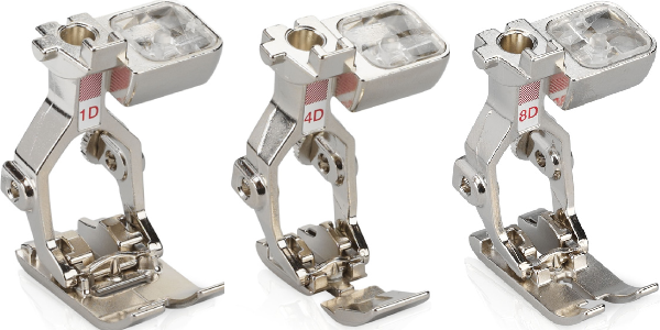 Dual Feed Feet 1D, 4D, 8D