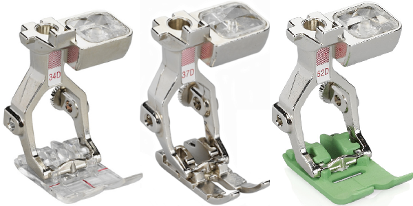Dual Feed feet 34D, 37D, 52D