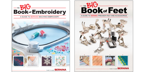 Big Book of Embroidery and Big Book of Feet