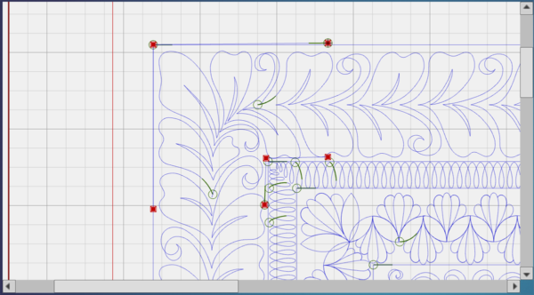 Corners and borders with BERNINA Q-matic