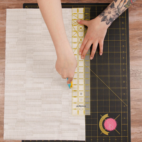 Invisible Faced Binding Tutorial - Cutting