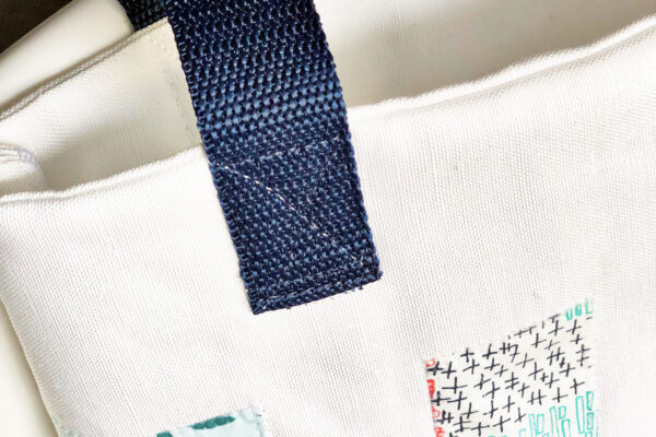 Library Book Tote and Pencil Case: Sew the straps