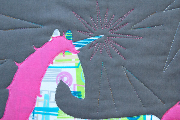 Unicorn Mini Quilt Tutorial WeAllSew