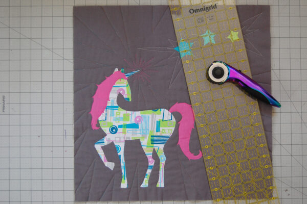Unicorn Mini Quilt Tutorial WeAllSew