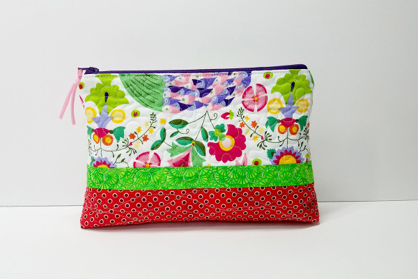 Quilted bag made with the BSR