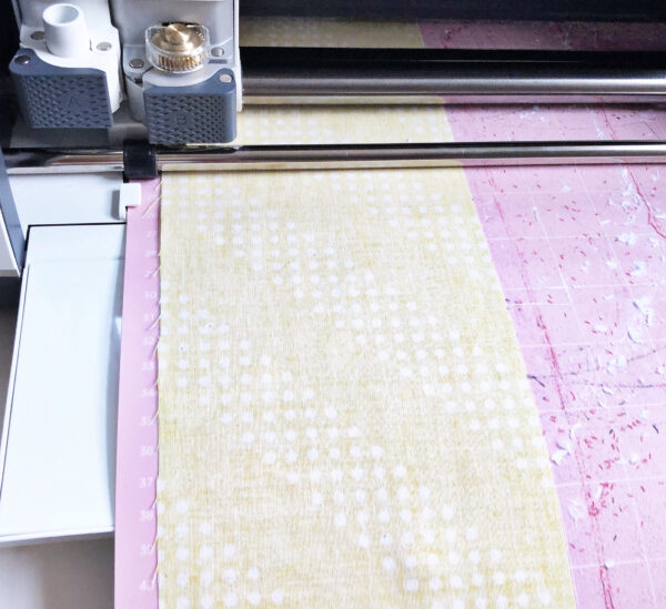 Baby Burp Cloth and Teether: Preparing the fabric for sewing