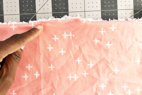Baby Burp Cloth and Teether: Turning the project