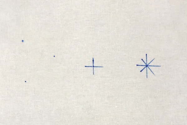marked fabric