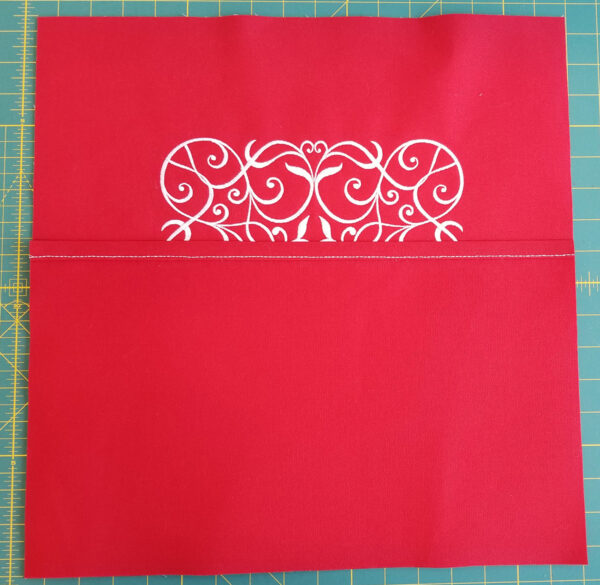 Wrought Iron Embroidered Pillow-Backing