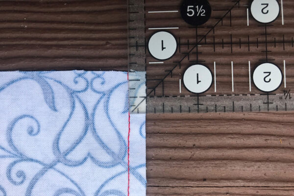 Stardust quilt-along - accurate 1/4'' seam is key