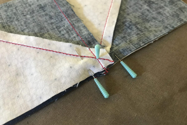 Stardust Quilt-along - pinning