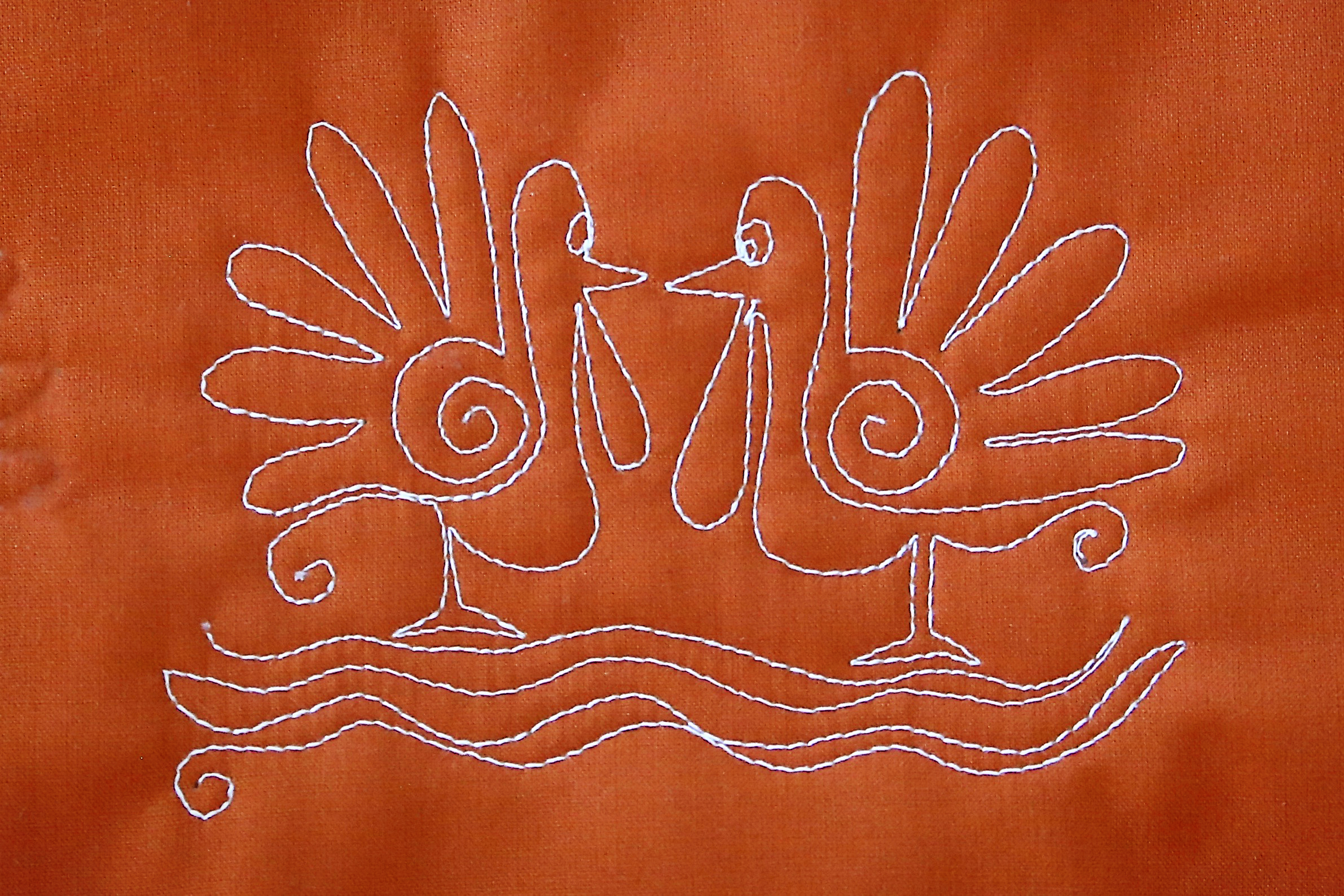 How to free-motion quilt a turkey