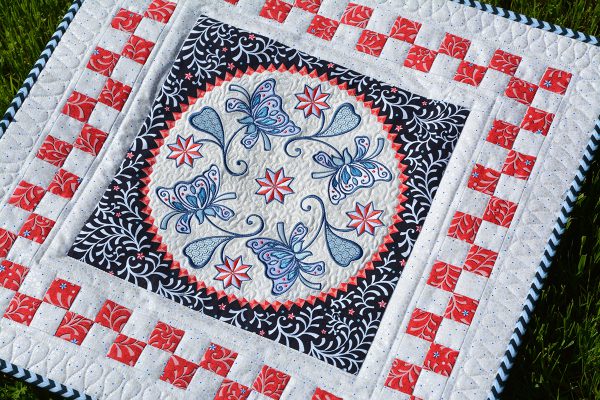 Stardust Quilt-along: large medallion in a block