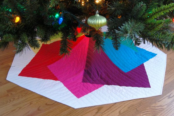 Color Tile Tree Skirt Tutorial at WeAllSew
