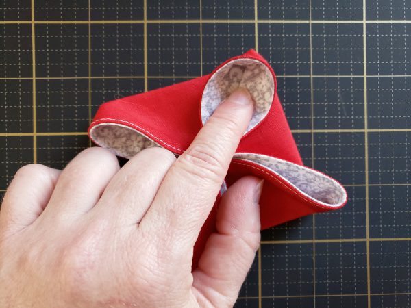 Folded Fabric Ornament Tutorial from WeAllSew