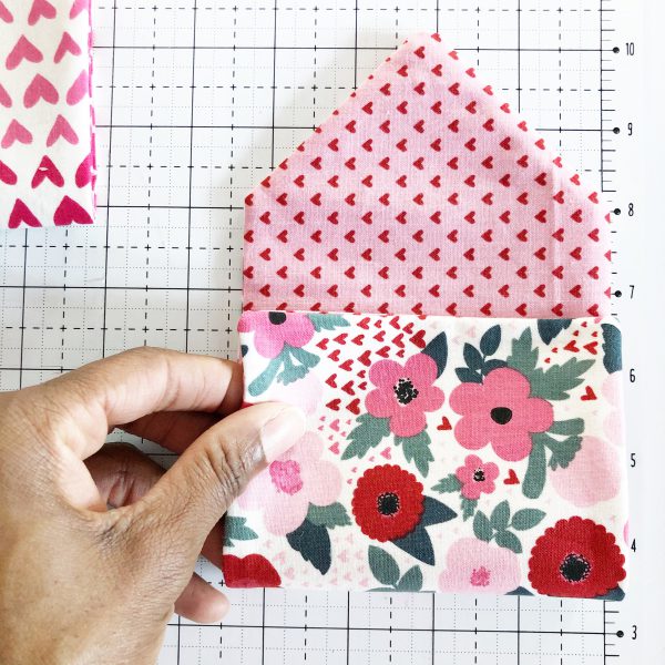 Fabric Envelope Tutorial: Edge-stitching