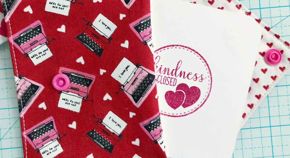 Fabric Envelope Tutorial from WeAllSew