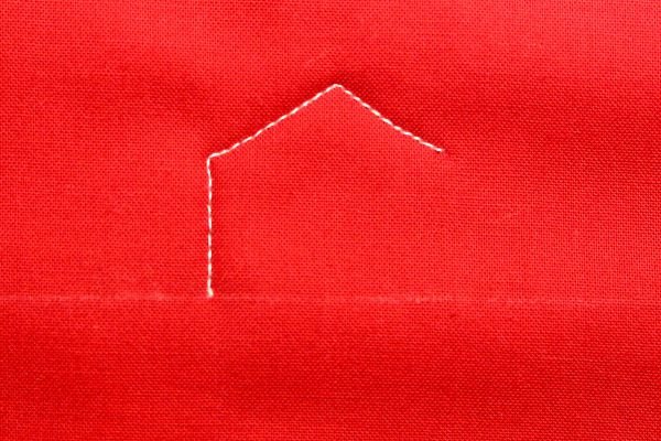 How to free-motion quilt a love letter: step ten