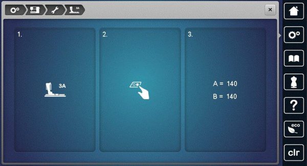 Button Hole Calibration