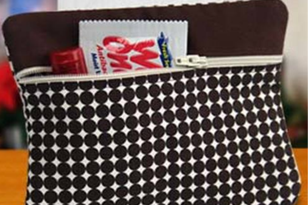 zippered pouch