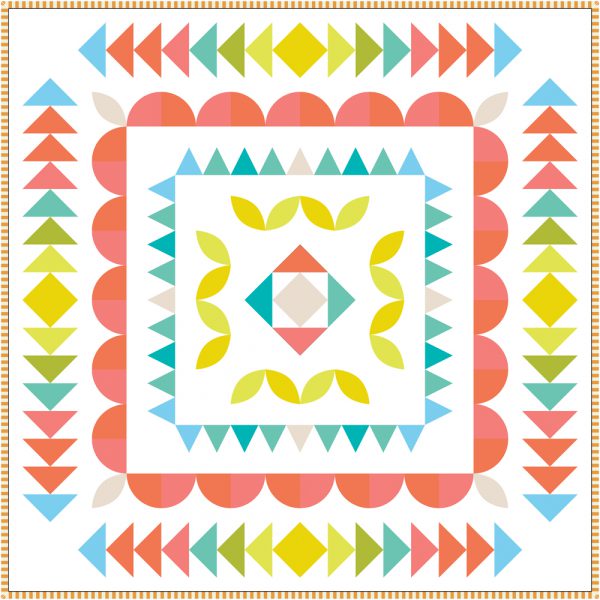 Passiflora Quilt Mockup