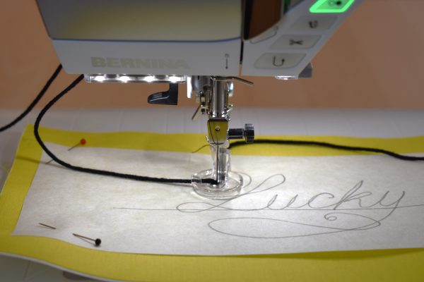 How To Make Patches with Free-motion Couching by Erika Mulvenna