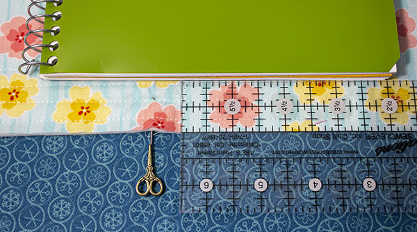 sew a notebook cover