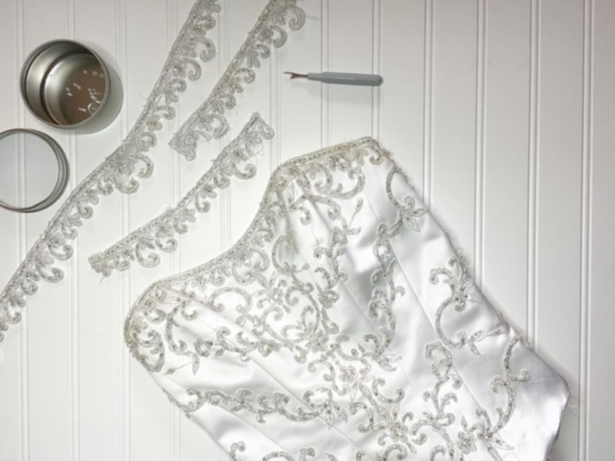 Deconstructing the wedding dress bodice