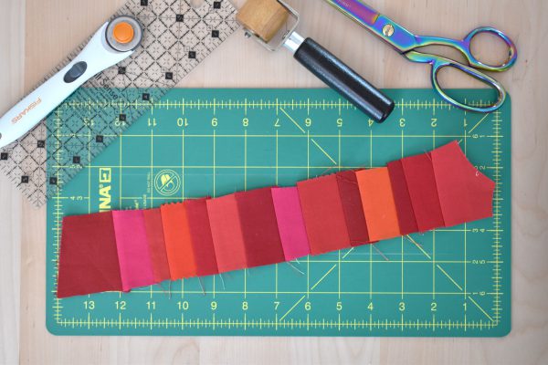 Pride Flag Mini Quilt Tutorial by Erika Mulvenna