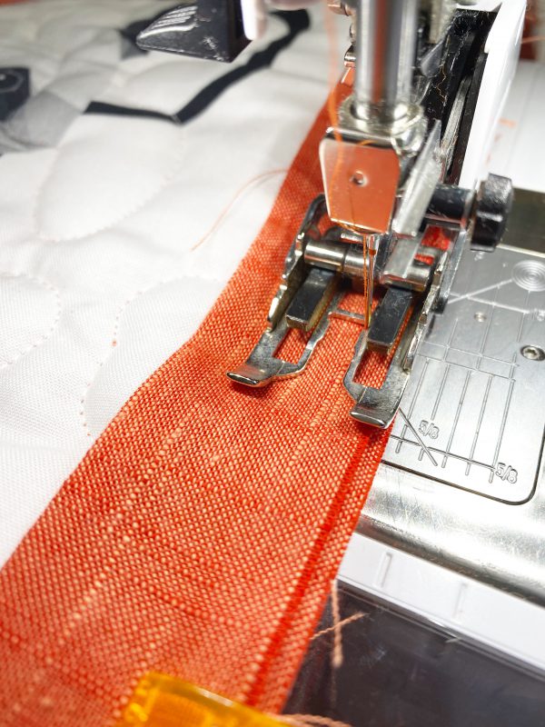 Sewing and Quilting a Wholecloth Baby Quilt: Adding the Binding