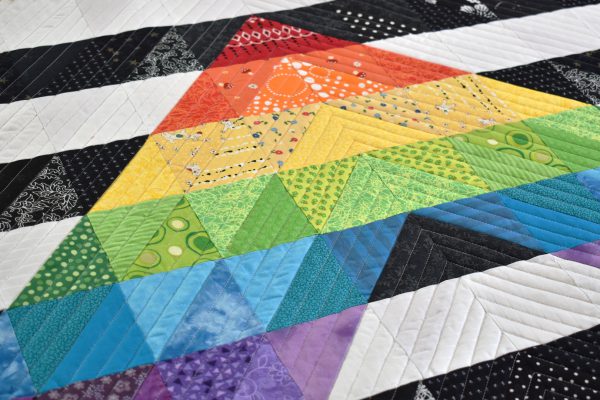 Straight Ally Pride Quilt Tutorial part 2 by Erika Mulvenna