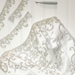 Upcycle a Wedding Dress Into a Christening Gown Part 2 Deconstruction and Preparation BERNINA WeAllSew Blog Feature 1100x600