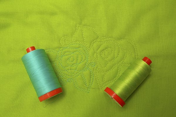 Same thread weight, different color