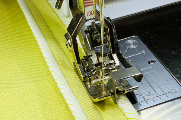 final binding stitching