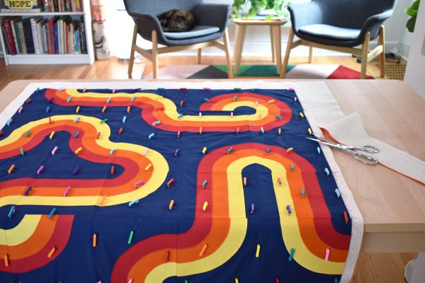 Curvy Lines Quilt Tutorial by Erika Mulvenna