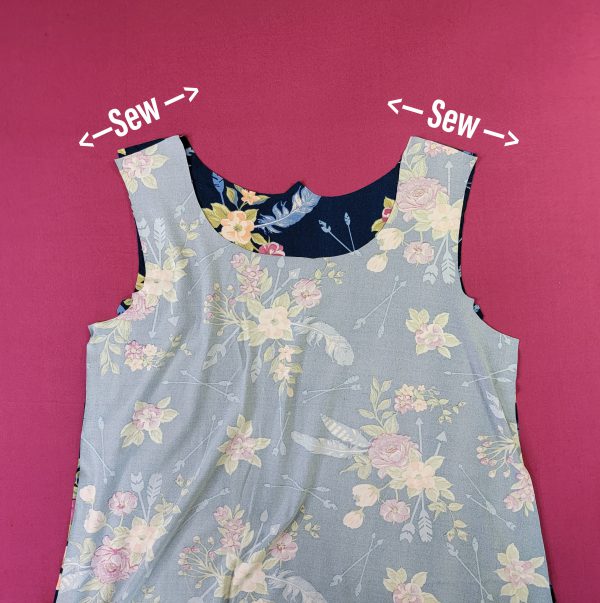 sew shoulderseams